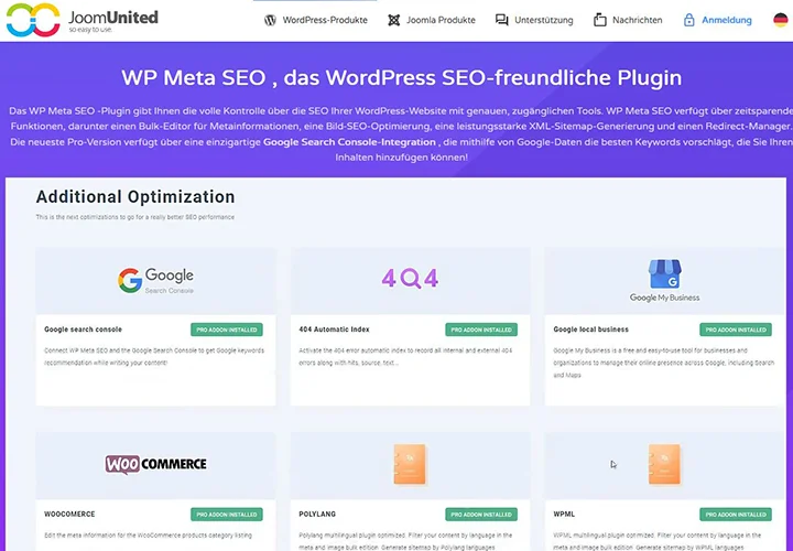 WordPress-Plugins zur Suchmaschinenoptimierung: WP Meta SEO